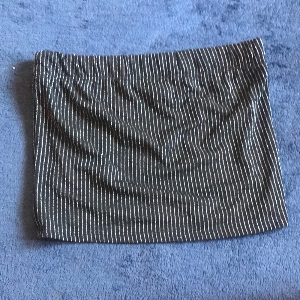 Black tube top size Large (runs small)